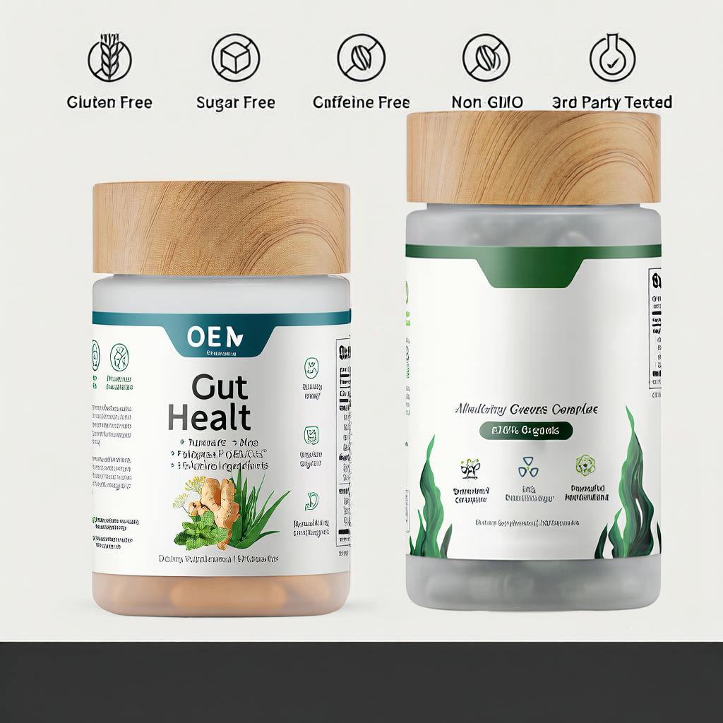Spirulina Capsules 120 Capsules Combination Set